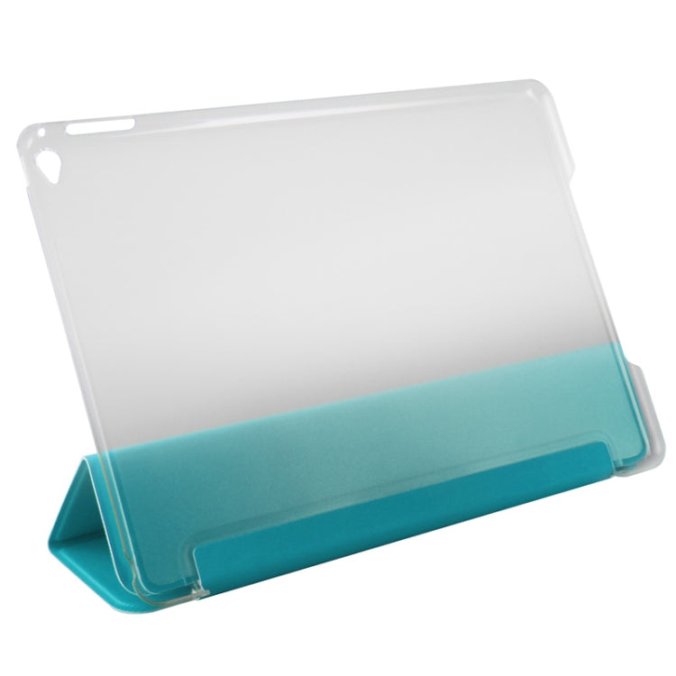 3-folding Toothpick Texture PU Leather Case with Holder for iPad Air 2