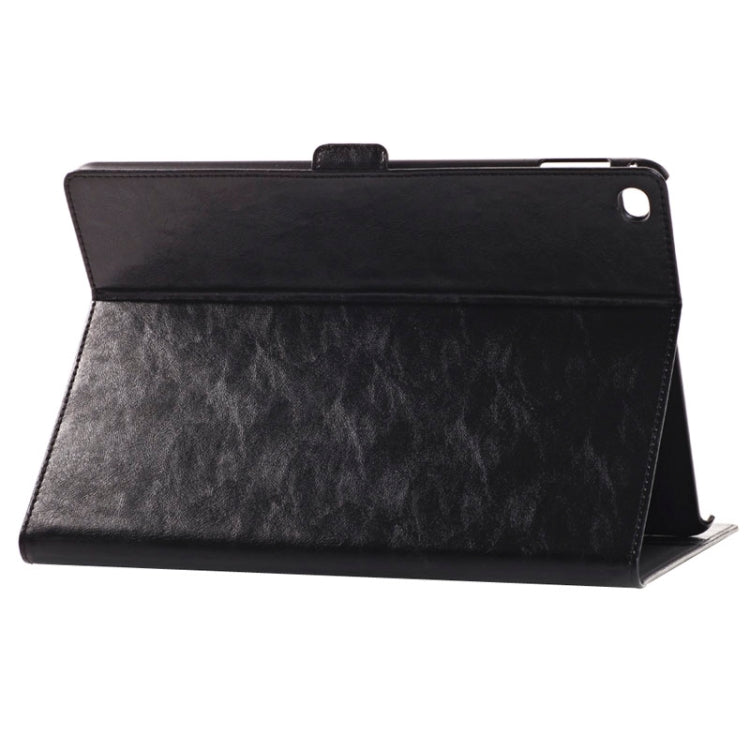 Oil Skin Crazy Horse Texture Leather Case with Holder & Card Slots & Money Pocket for iPad Air 2