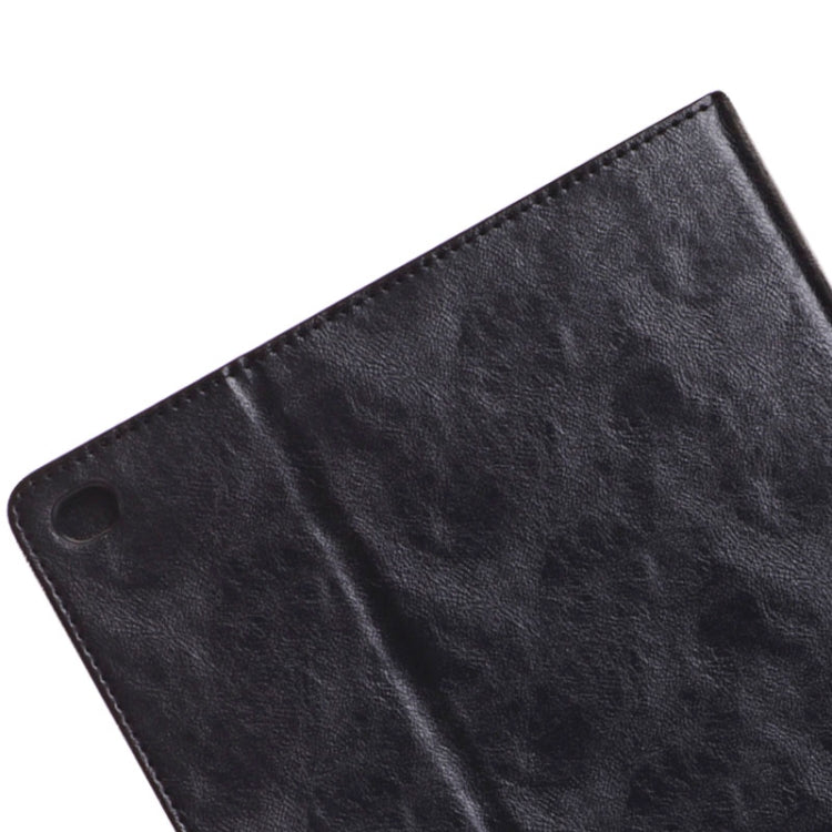 Oil Skin Crazy Horse Texture Leather Case with Holder & Card Slots & Money Pocket for iPad Air 2