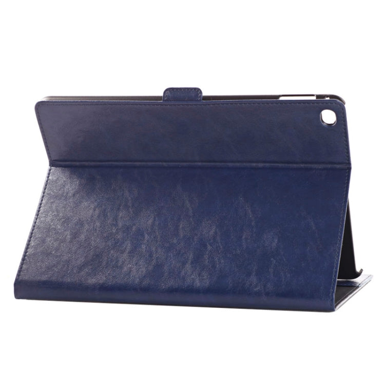 Oil Skin Crazy Horse Texture Leather Case with Holder & Card Slots & Money Pocket for iPad Air 2