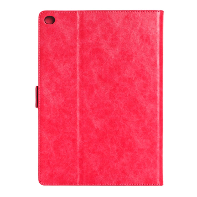 Oil Skin Crazy Horse Texture Leather Case with Holder & Card Slots & Money Pocket for iPad Air 2
