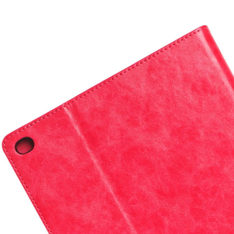 Oil Skin Crazy Horse Texture Leather Case with Holder & Card Slots & Money Pocket for iPad Air 2