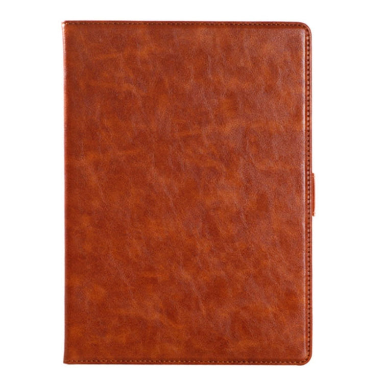 Oil Skin Crazy Horse Texture Leather Case with Holder & Card Slots & Money Pocket for iPad Air 2