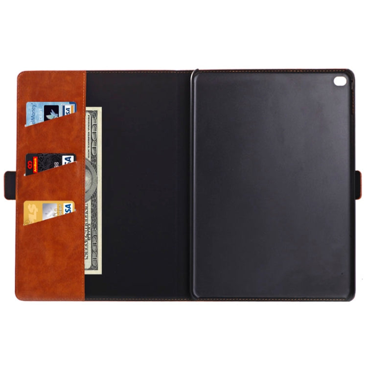 Oil Skin Crazy Horse Texture Leather Case with Holder & Card Slots & Money Pocket for iPad Air 2