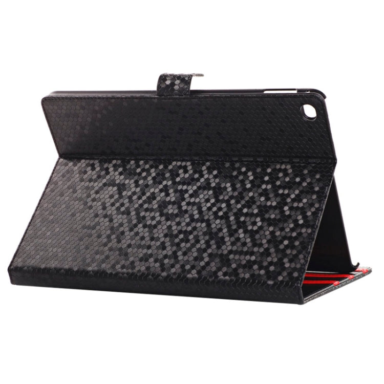 Honeycomb Texture Leather Case with Holder for iPad Air 2