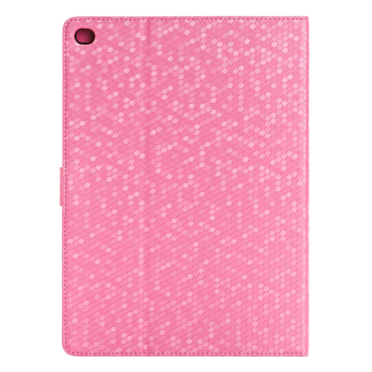 Honeycomb Texture Leather Case with Holder for iPad Air 2