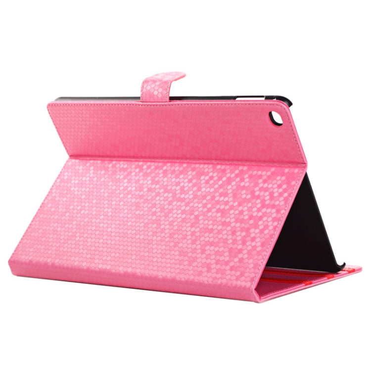 Honeycomb Texture Leather Case with Holder for iPad Air 2