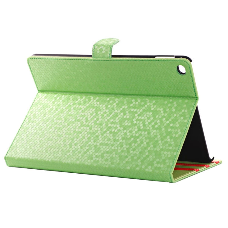 Honeycomb Texture Leather Case with Holder for iPad Air 2