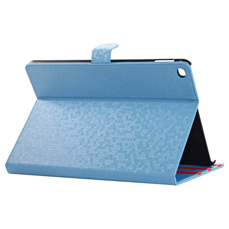 Honeycomb Texture Leather Case with Holder for iPad Air 2