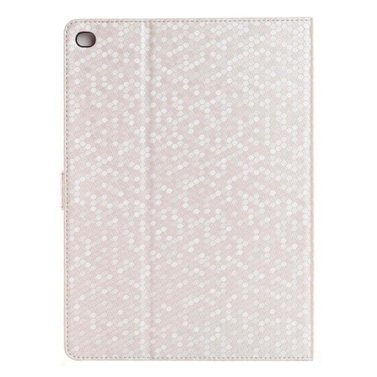 Honeycomb Texture Leather Case with Holder for iPad Air 2