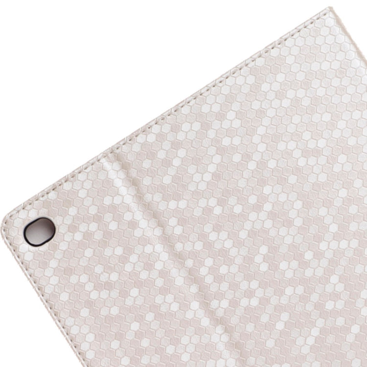 Honeycomb Texture Leather Case with Holder for iPad Air 2
