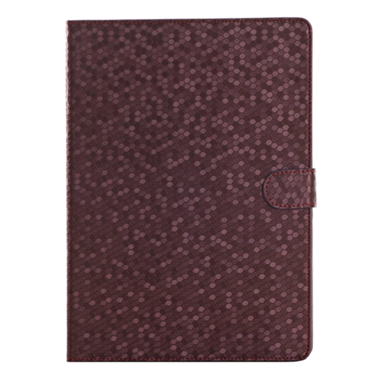 Honeycomb Texture Leather Case with Holder for iPad Air 2