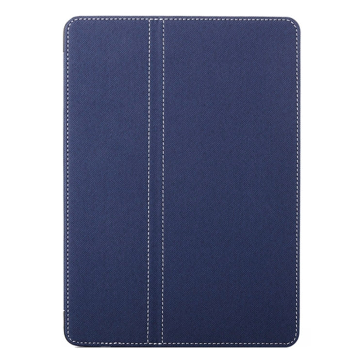 2-fold Cloth Texture Leather Case with Holder and Sleep Function for iPad Air 2