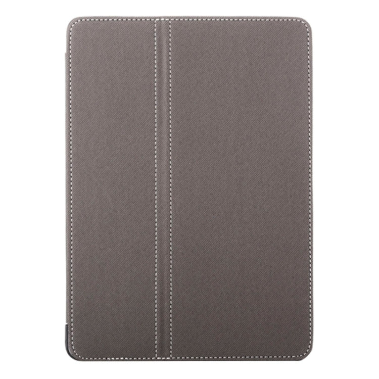 2-fold Cloth Texture Leather Case with Holder and Sleep Function for iPad Air 2