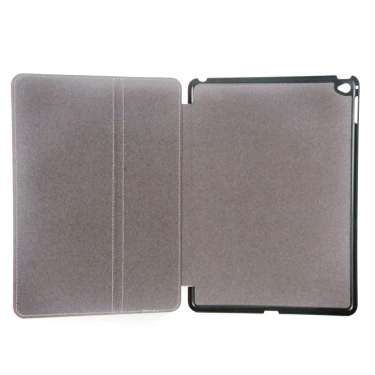 2-fold Cloth Texture Leather Case with Holder and Sleep Function for iPad Air 2