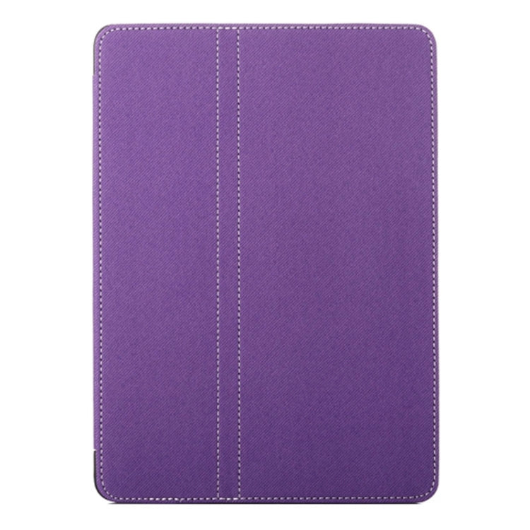2-fold Cloth Texture Leather Case with Holder and Sleep Function for iPad Air 2