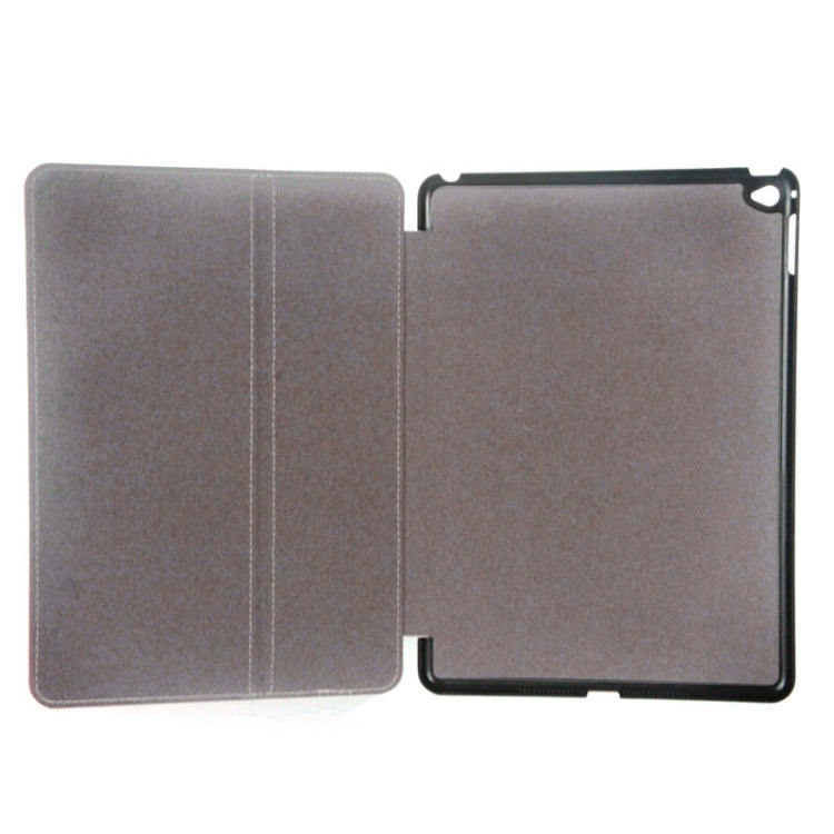 2-fold Cloth Texture Leather Case with Holder and Sleep Function for iPad Air 2