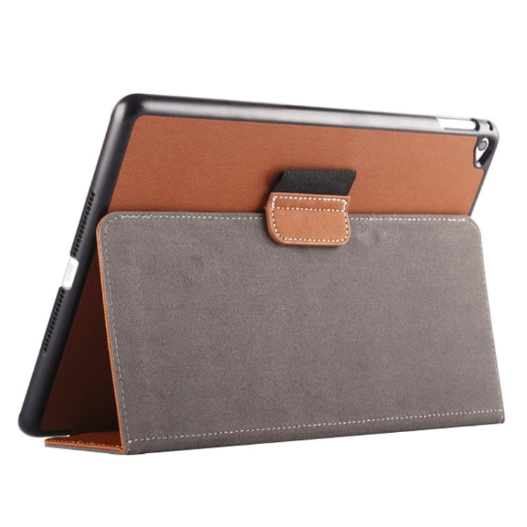 2-fold Cloth Texture Leather Case with Holder and Sleep Function for iPad Air 2