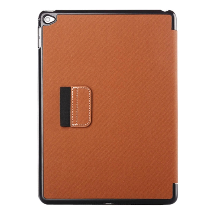 2-fold Cloth Texture Leather Case with Holder and Sleep Function for iPad Air 2