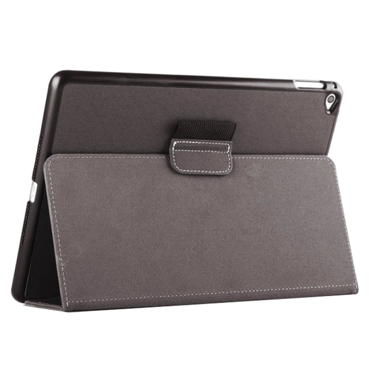 2-fold Cloth Texture Leather Case with Holder and Sleep Function for iPad Air 2