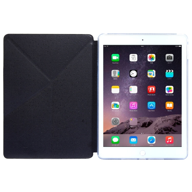 Starry Style Leather Case with Holder for iPad Air 2
