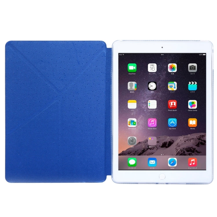 Starry Style Leather Case with Holder for iPad Air 2