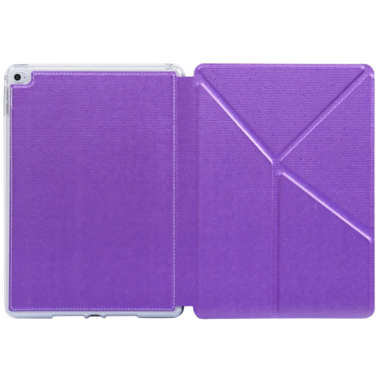 Starry Style Leather Case with Holder for iPad Air 2