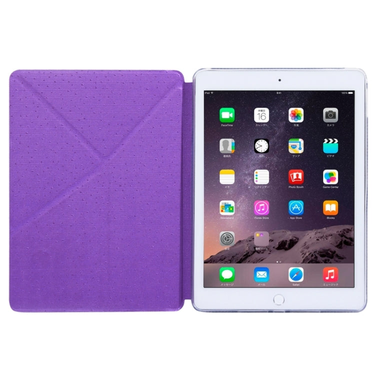 Starry Style Leather Case with Holder for iPad Air 2