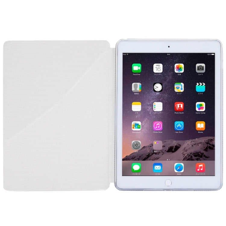 Starry Style Leather Case with Holder for iPad Air 2
