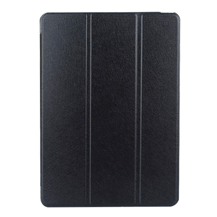 Silk Texture Frosted PC Back Shell Smart Cover Leather Case with Holder and Sleep Function for iPad Air 2