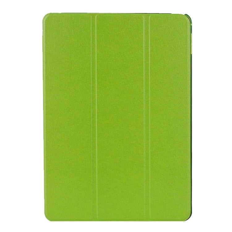 Silk Texture Frosted PC Back Shell Smart Cover Leather Case with Holder and Sleep Function for iPad Air 2