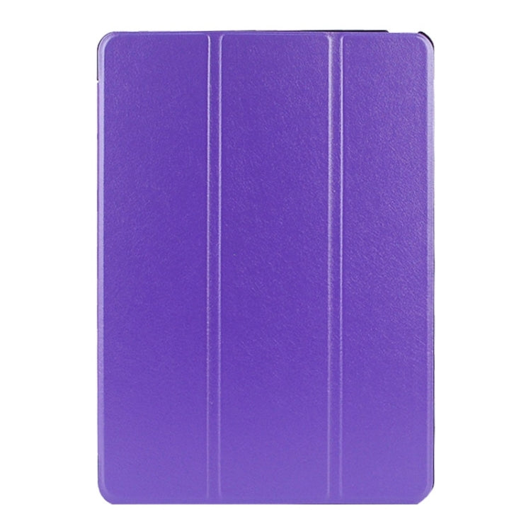 Silk Texture Frosted PC Back Shell Smart Cover Leather Case with Holder and Sleep Function for iPad Air 2