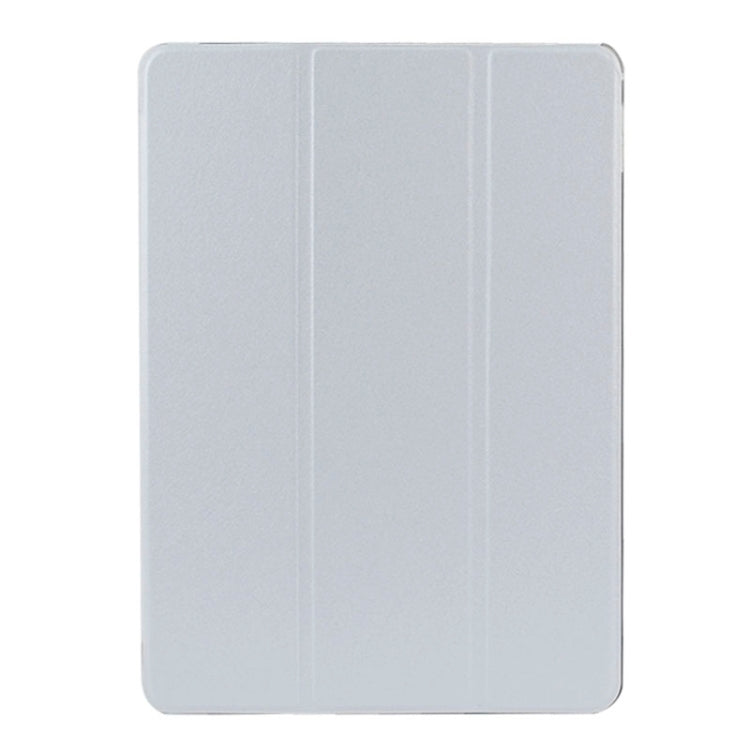 Silk Texture Frosted PC Back Shell Smart Cover Leather Case with Holder and Sleep Function for iPad Air 2