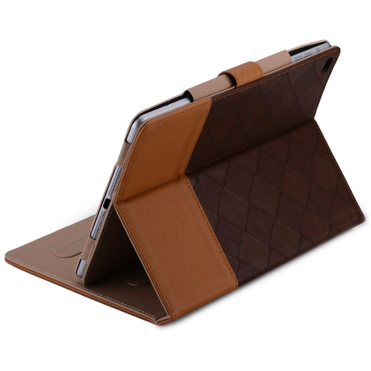 Contrast Color Smart Cover Leather Case with Holder for iPad Air 2 / iPad 6