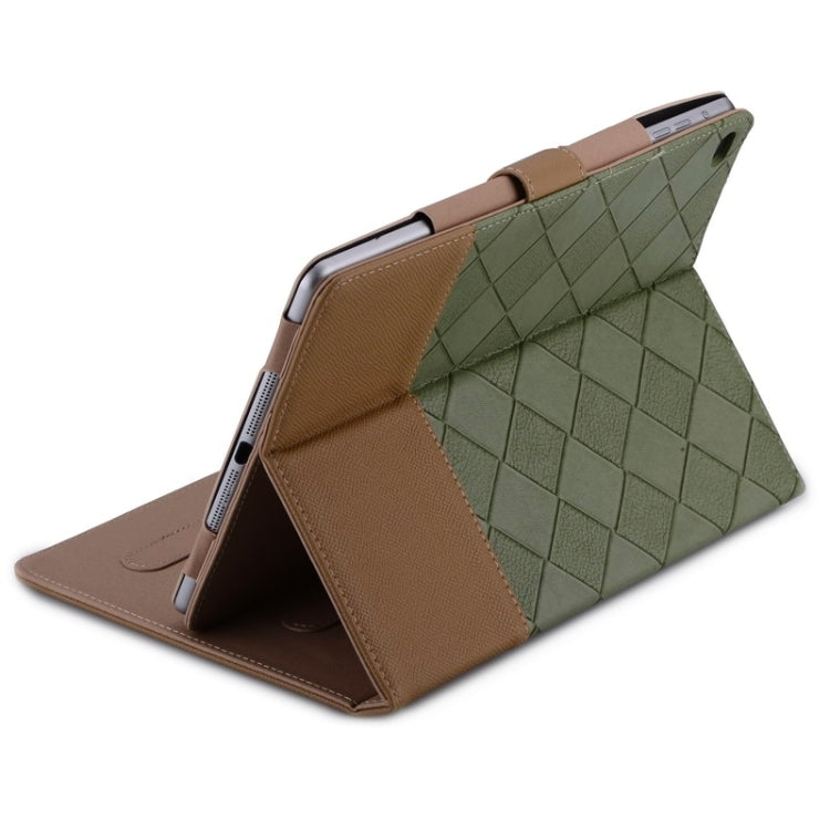 Contrast Color Smart Cover Leather Case with Holder for iPad Air 2 / iPad 6