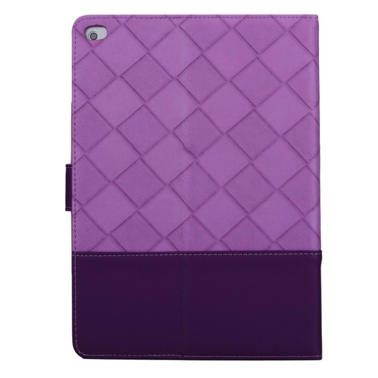 Contrast Color Smart Cover Leather Case with Holder for iPad Air 2 / iPad 6