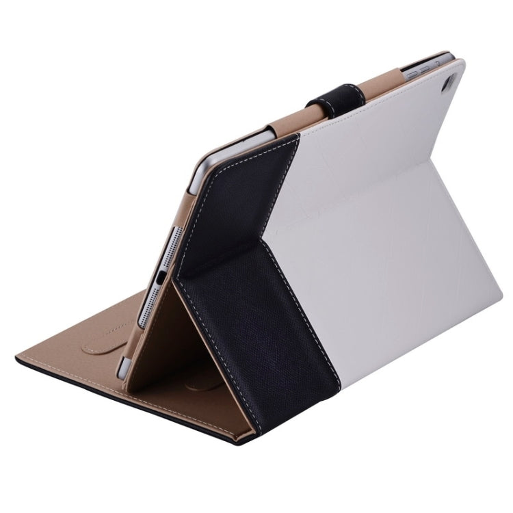 Contrast Color Smart Cover Leather Case with Holder for iPad Air 2 / iPad 6