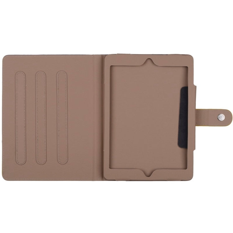 Contrast Color Smart Cover Leather Case with Holder for iPad Air 2 / iPad 6