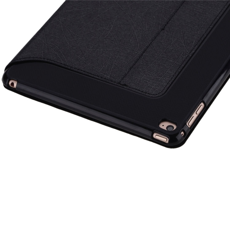 Silk Texture Leather Case with Holder & Card Slots for iPad Air 2 / iPad 6