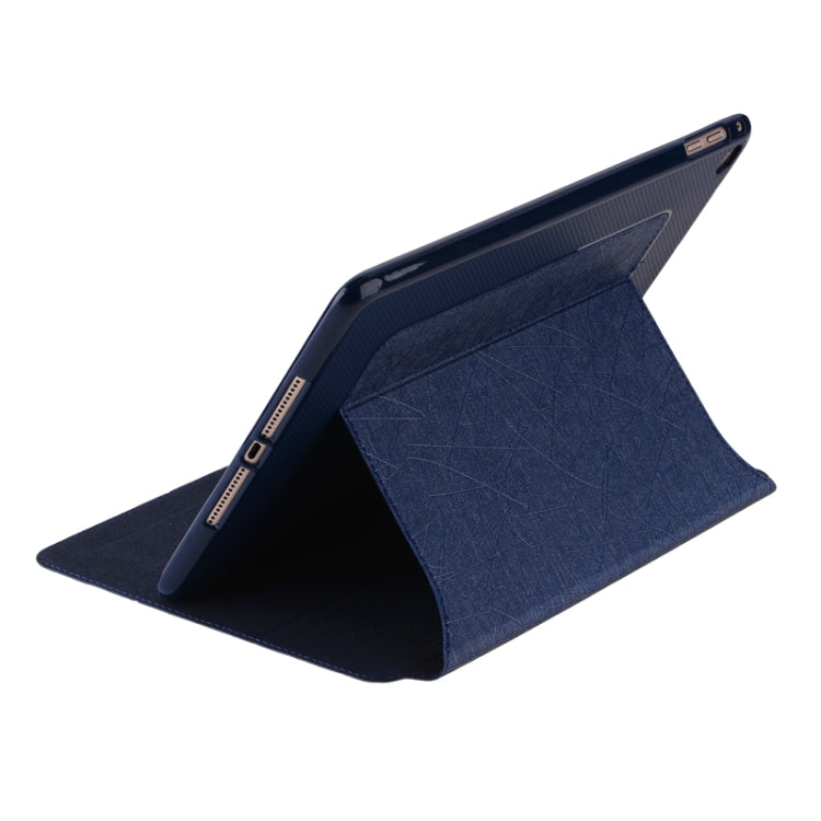Silk Texture Leather Case with Holder & Card Slots for iPad Air 2 / iPad 6