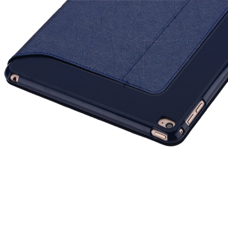 Silk Texture Leather Case with Holder & Card Slots for iPad Air 2 / iPad 6