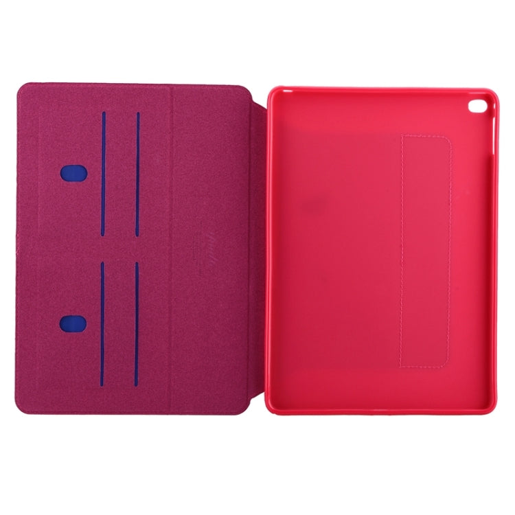 Silk Texture Leather Case with Holder & Card Slots for iPad Air 2 / iPad 6