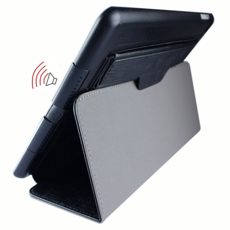 Cross Texture Multifunctional Smart Leather Case with Holder & Sleep / Wake-up Function & Loud Speaker for iPad Air 2 / iPad 6