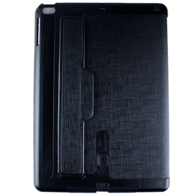Cross Texture Multifunctional Smart Leather Case with Holder & Sleep / Wake-up Function & Loud Speaker for iPad Air 2 / iPad 6