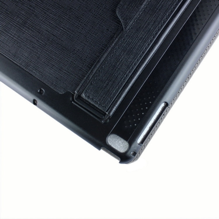 Cross Texture Multifunctional Smart Leather Case with Holder & Sleep / Wake-up Function & Loud Speaker for iPad Air 2 / iPad 6