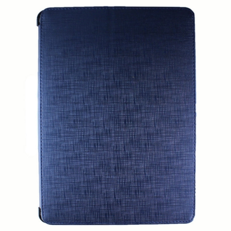 Cross Texture Multifunctional Smart Leather Case with Holder & Sleep / Wake-up Function & Loud Speaker for iPad Air 2 / iPad 6