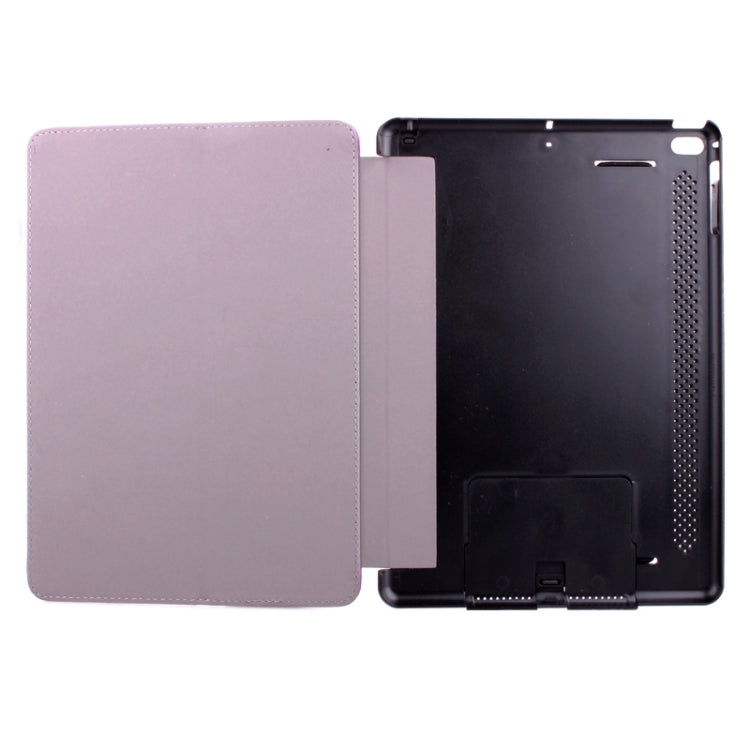 Cross Texture Multifunctional Smart Leather Case with Holder & Sleep / Wake-up Function & Loud Speaker for iPad Air 2 / iPad 6