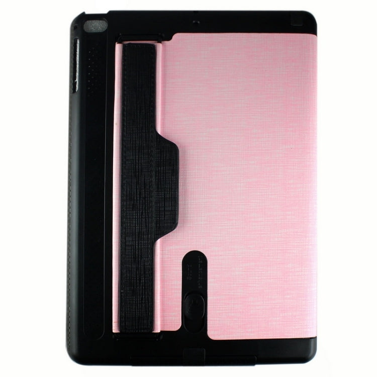 Cross Texture Multifunctional Smart Leather Case with Holder & Sleep / Wake-up Function & Loud Speaker for iPad Air 2 / iPad 6