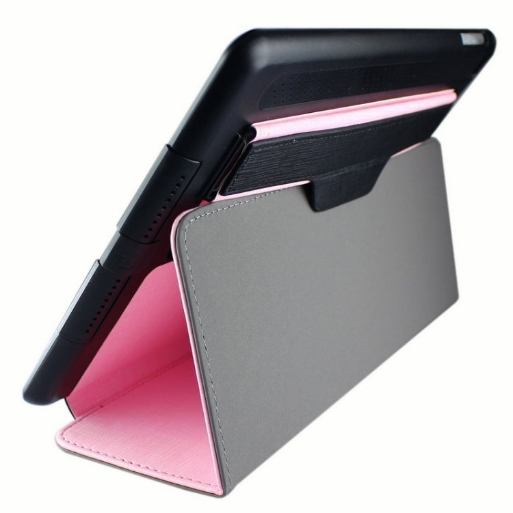 Cross Texture Multifunctional Smart Leather Case with Holder & Sleep / Wake-up Function & Loud Speaker for iPad Air 2 / iPad 6