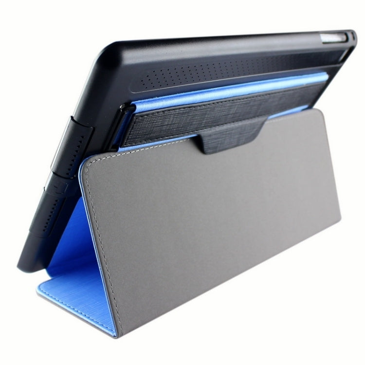 Cross Texture Multifunctional Smart Leather Case with Holder & Sleep / Wake-up Function & Loud Speaker for iPad Air 2 / iPad 6